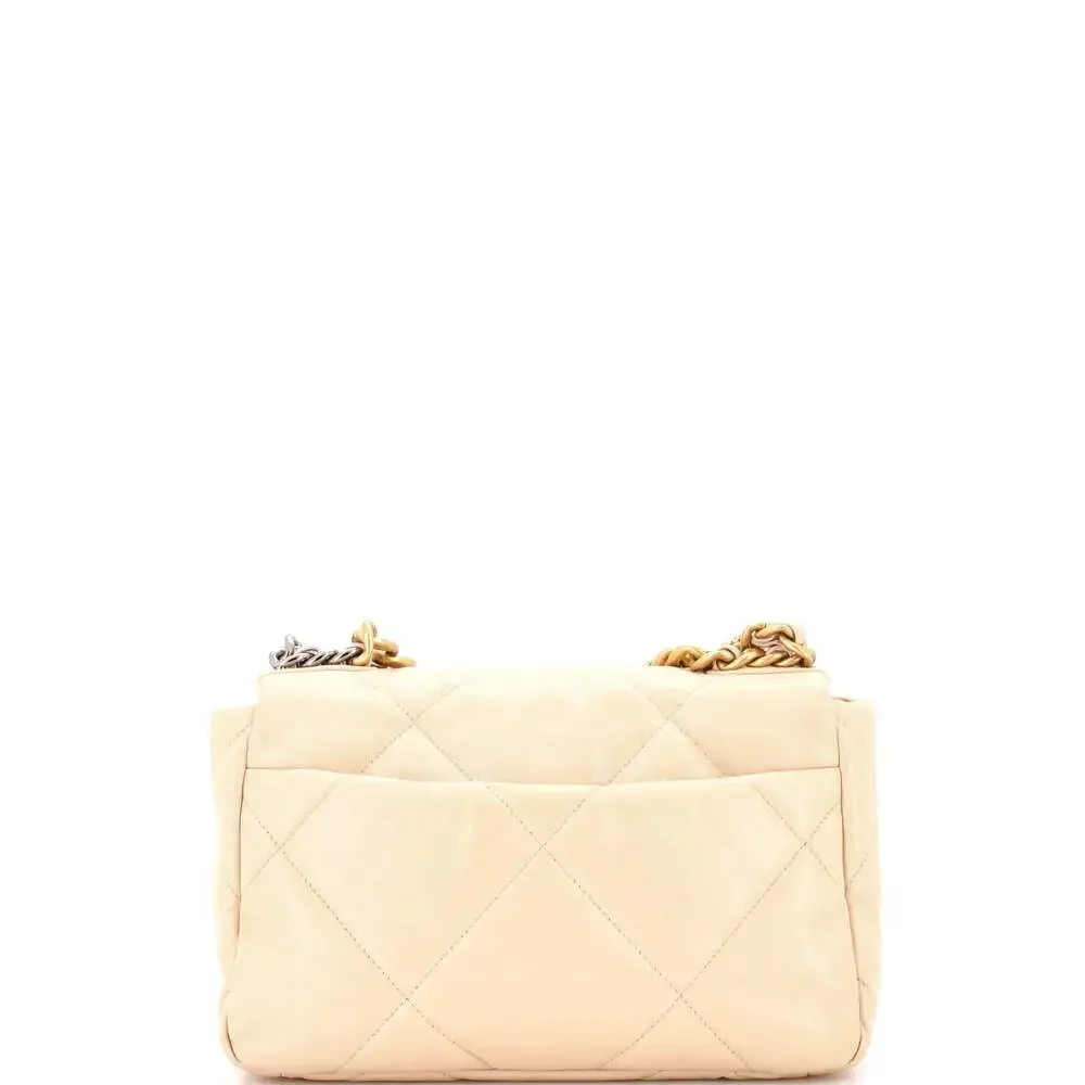 Chanel 19 Flap Bag Quilted Leather #256628C47B - Picture 3 of 7